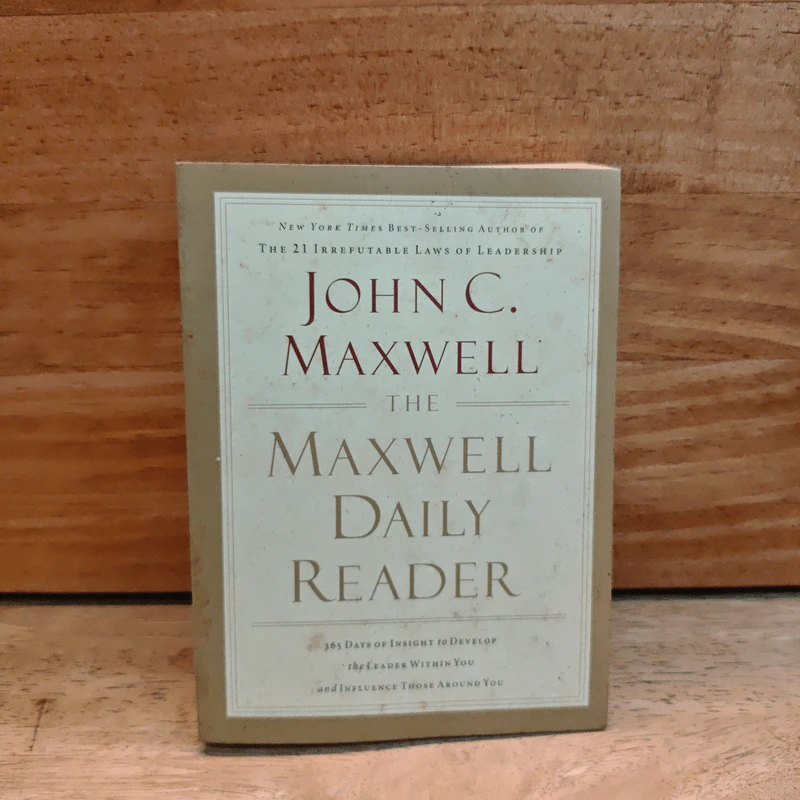 The Maxwell Daily Reader - John C. Maxwell รูปที่ 1