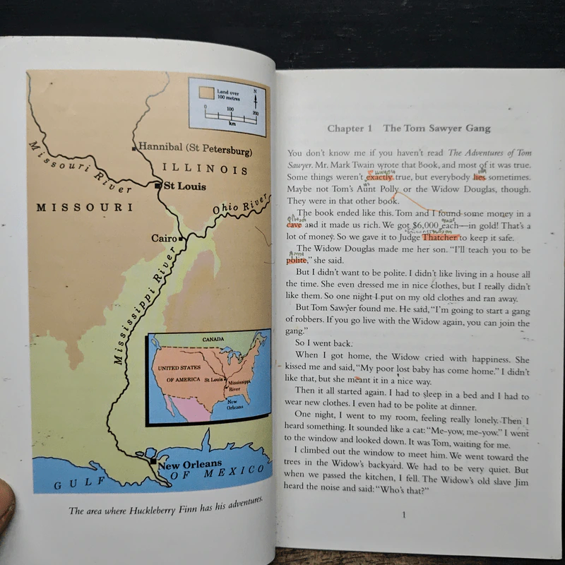 The Adventures of Huckleberry Finn (Penguin Readers: Level 3) - Mark Twain รูปที่ 8