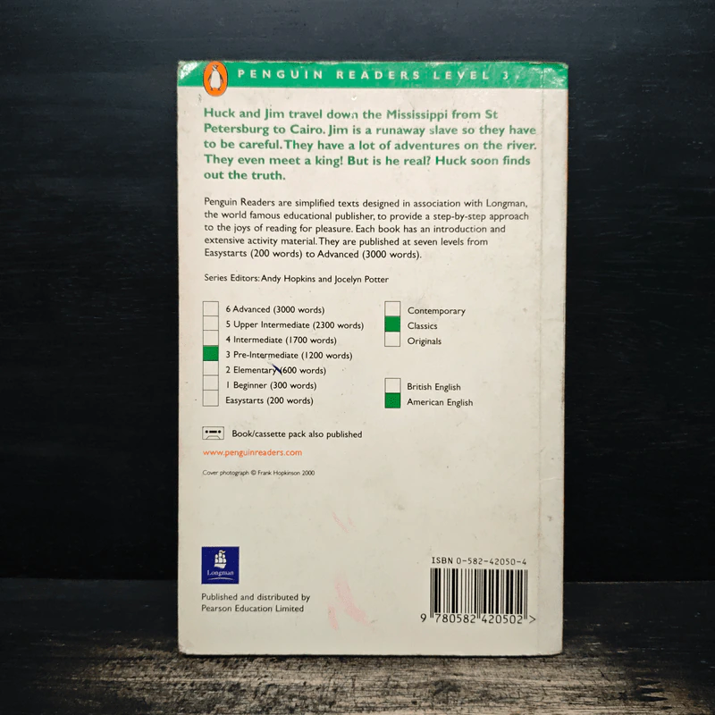 The Adventures of Huckleberry Finn (Penguin Readers: Level 3) - Mark Twain รูปที่ 2