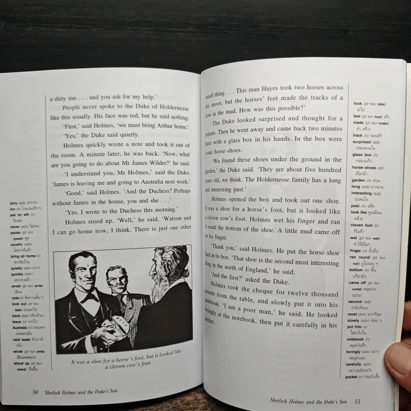 เชอร์ล็อก โฮล์มยอดนักสืบ ตอน แผนลักพาทายาทท่านดุ๊ก Sherlock Holmes and the Duke's Son - Oxford Bookworms Stage 1 รูปที่ 9
