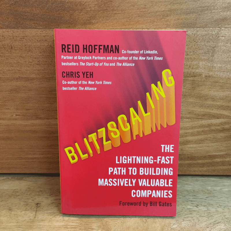 Blitzscalling: The Lightning-Fast Path to Building Massively Valuable Companies - Chris Yeh, Reid Hoffman รูปที่ 1