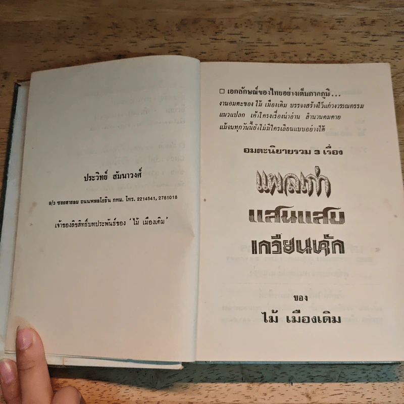 แผลเก่า แสนแสบ เกวียนหัก - ไม้ เมืองเดิม รูปที่ 6