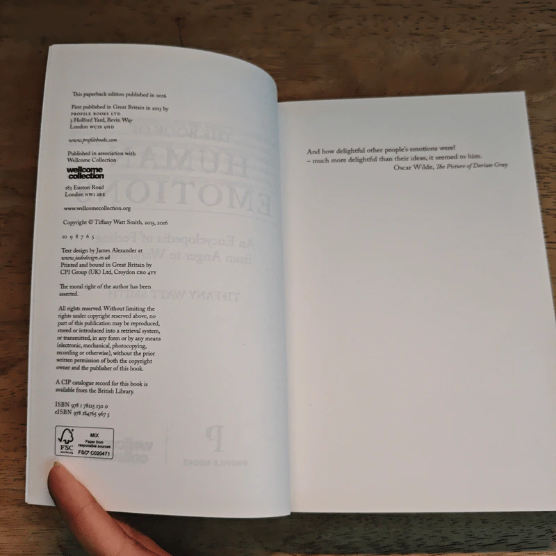 The Book of Human Emotions - Tiffany Watt Smith รูปที่ 6