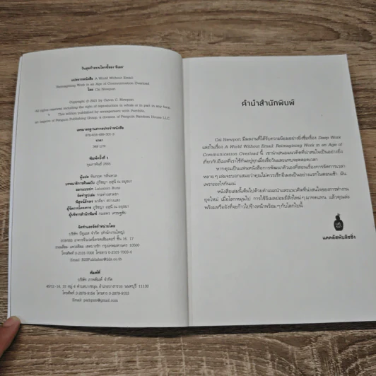 วันสุดท้ายบนโลกใบนี้ A Word Without Email - Cal Newport รูปที่ 6