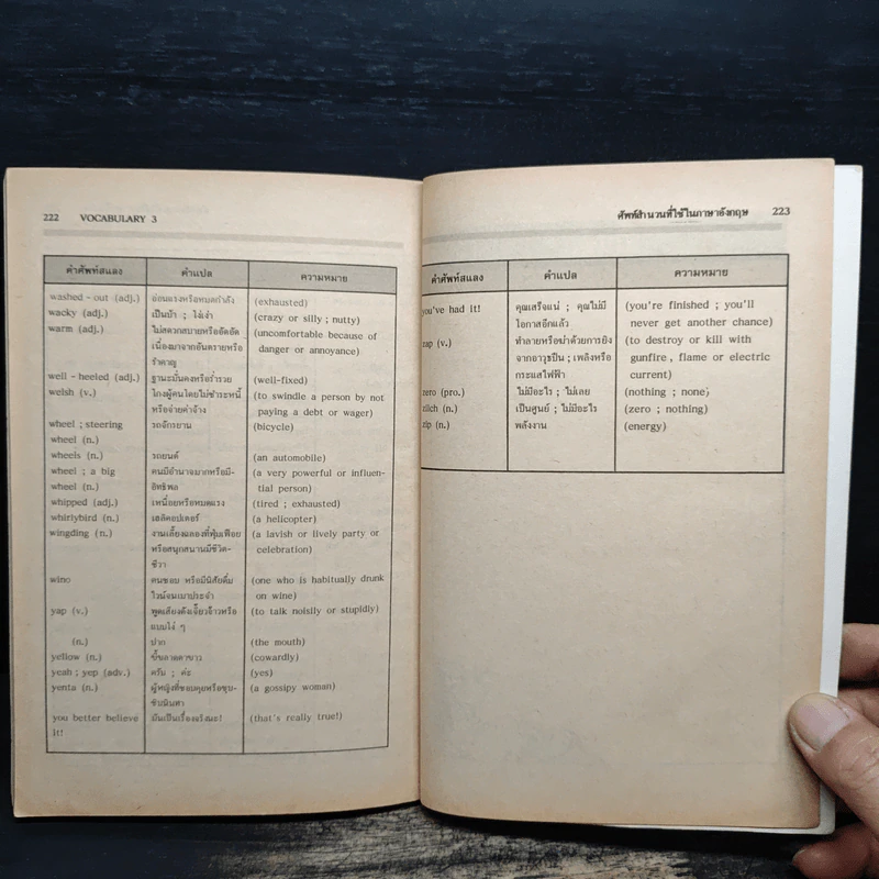 ศัพท์สำนวนที่ใช้ในภาษาอังกฤษ Vocabulary 3 Idioms & Slang - ประสงค์ ชิงชัย รูปที่ 8