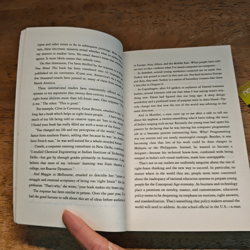 A Whole New Mind : Why Right-Brainers Will Rule the Future - Daniel H. Pink รูปที่ 8