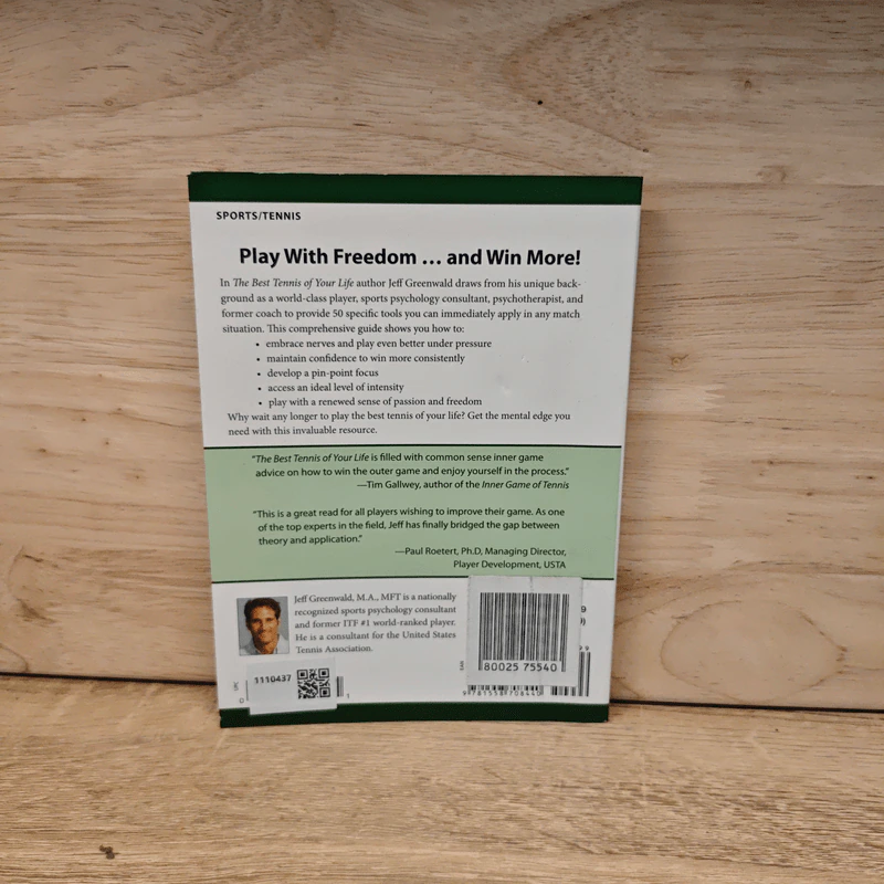 The Best Tennis of Your Life: 50 Mental Strategies for Fearless Performance - Jeff Greenwald รูปที่ 5