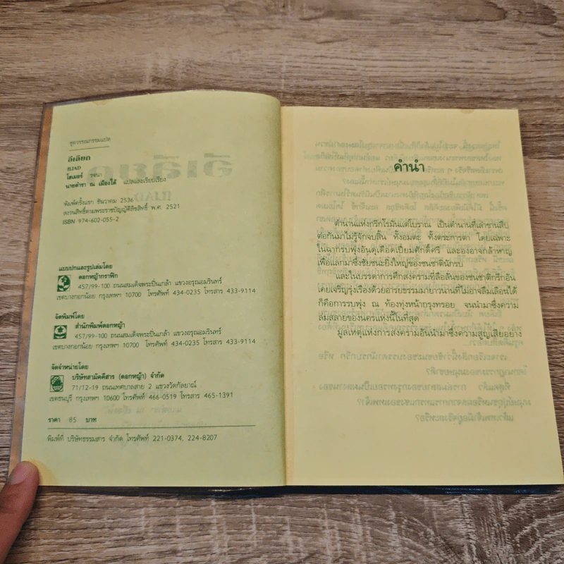 อีเลียด Iliad - นายตำรา ณ เมืองใต้ รูปที่ 6