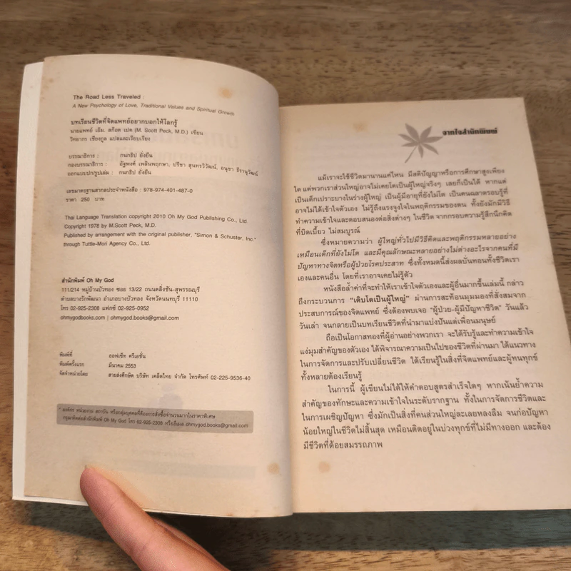 บทเรียนชีวิตที่จิตแพทย์อยากบอกให้โลกรู้ - นายแพทย์ เอ็ม. สก็อต เปค รูปที่ 6