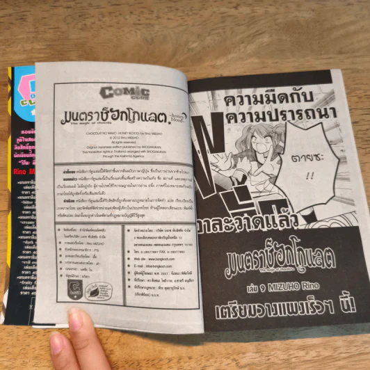 มนตราช็อกโกแลต The magic of chocolate ~honey blood~ เล่ม 8 - Mizuho Rino รูปที่ 8