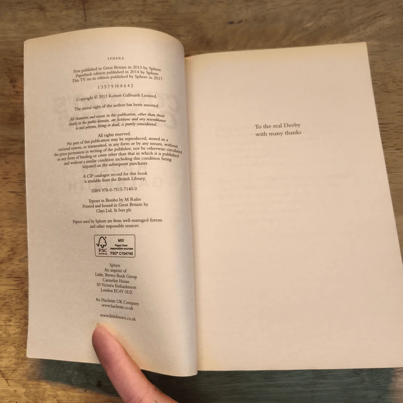 The Cuckoo's Calling - Robert Galbraith รูปที่ 6