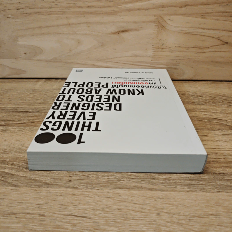 ไม่ใช่แค่ออกแบบได้ แต่ออกแบบโดน 100 Things Every Designer Needs to Know About People - Susan M. Weinschenk รูปที่ 4