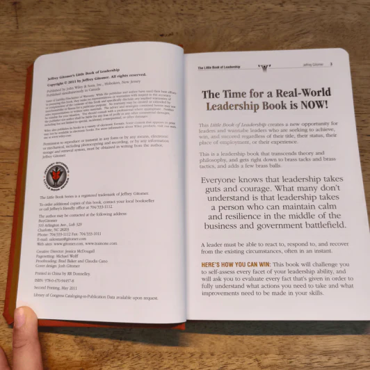 Little Book of Leadership - Jeffrey Gitomer รูปที่ 6