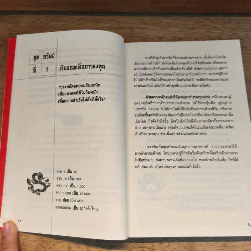 ขุมความคิด พลิกชีวิตแบบมหาเศรษฐีชาวจีน - คมกฤช รัตนไพศาล รูปที่ 9