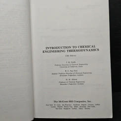 Introduction to Chemical Engineering Thermodynamics - J.M. Smith, H.C. Van Ness รูปที่ 6