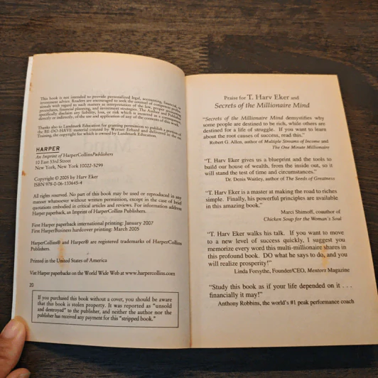 Secrets of the Millionaire Mind - T.Harv Eker รูปที่ 7