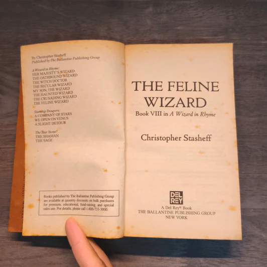 The Feline Wizard - Christopher Stasheff รูปที่ 6