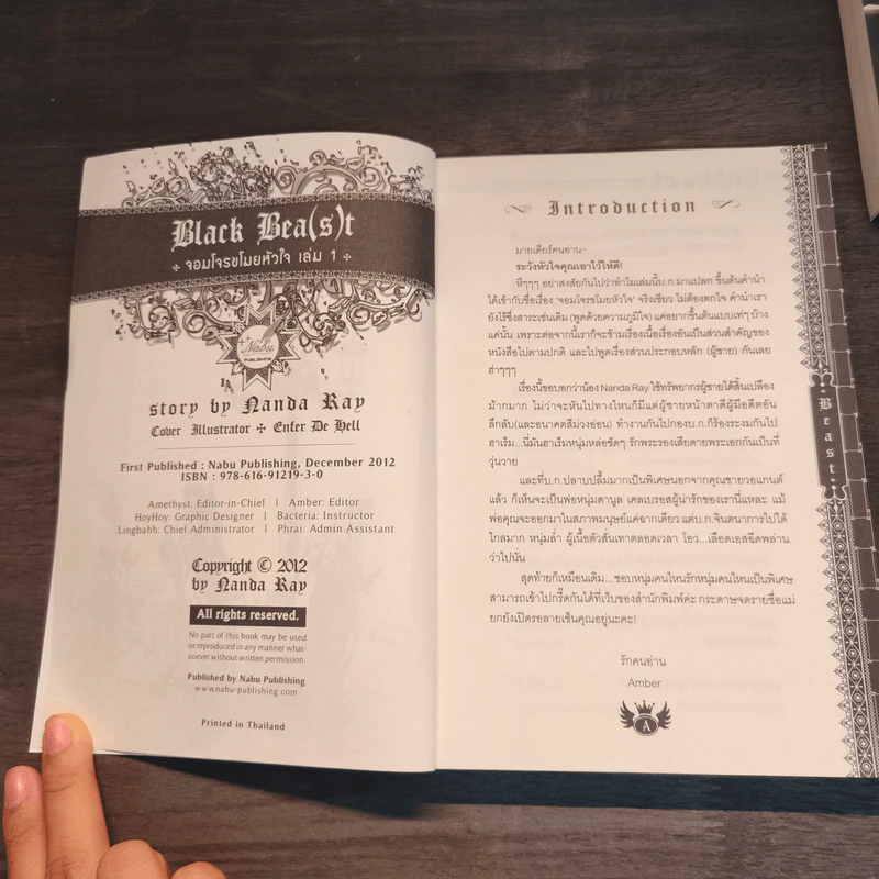 Black Bea(s)t จอมโจรขโมยหัวใจ 3 เล่มจบ - Nanda_Ray รูปที่ 8