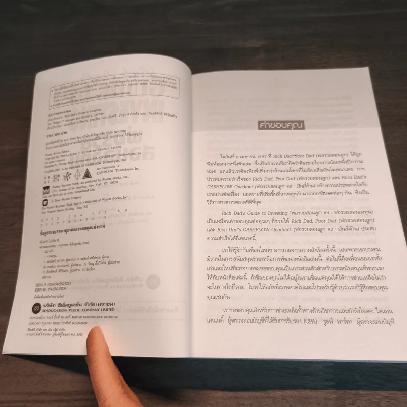 พ่อรวยสอนลงทุน : Rich Dad's Guide to Investing - Robert T. Kiyosaki (โรเบิร์ต คิโยซากิ) รูปที่ 6