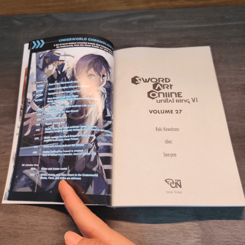Sword Art Online Light Novel Volume 27 รูปที่ 7