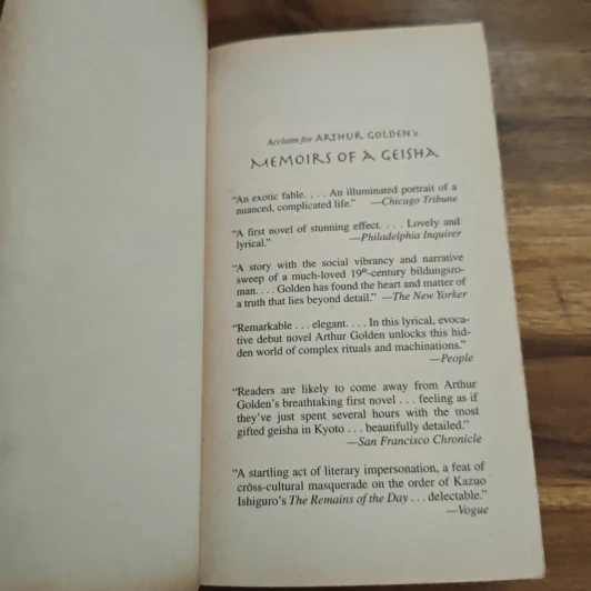 Memoirs of a Geisha - Arthur Golden รูปที่ 6