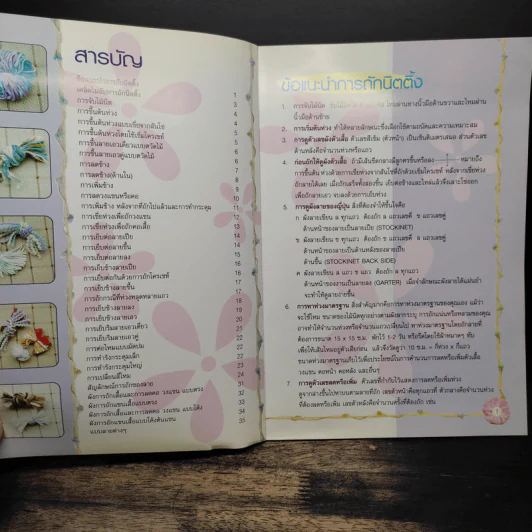 ตำราพื้นฐานการถักนิตติ้ง - จริยา จุนประทีปทอง รูปที่ 6