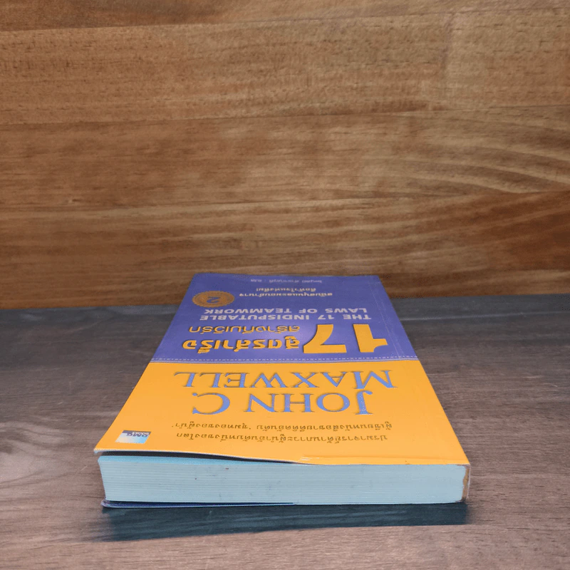 17 สูตรสำเร็จสร้างทีมเวิร์ก The 17 Indisputable Laws of Teamwork - John C.Maxwell (จอห์น ซี. แม็กซ์เวลล) รูปที่ 4