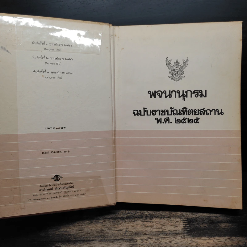 พจนานุกรม ฉบับราชบัณฑิตยสถาน พ.ศ.2525 รูปที่ 6