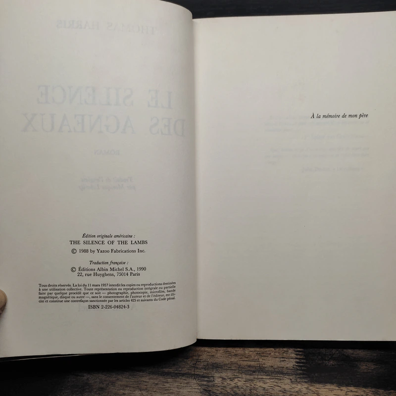 Le Silence des Agneaux - Thomas Harris รูปที่ 6