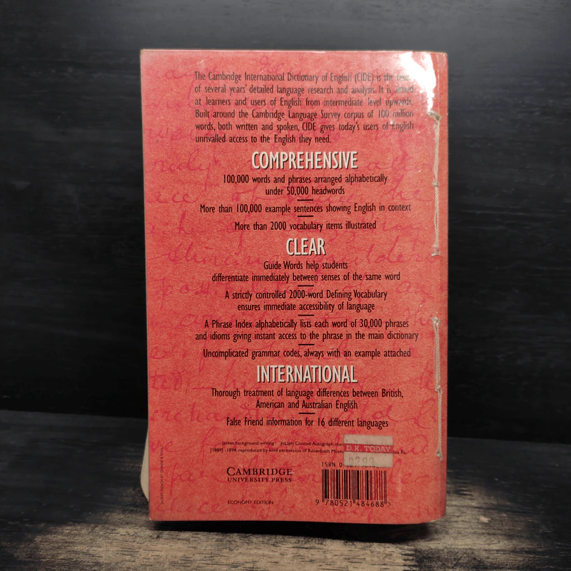 Cambridge International Dictionary of English รูปที่ 2