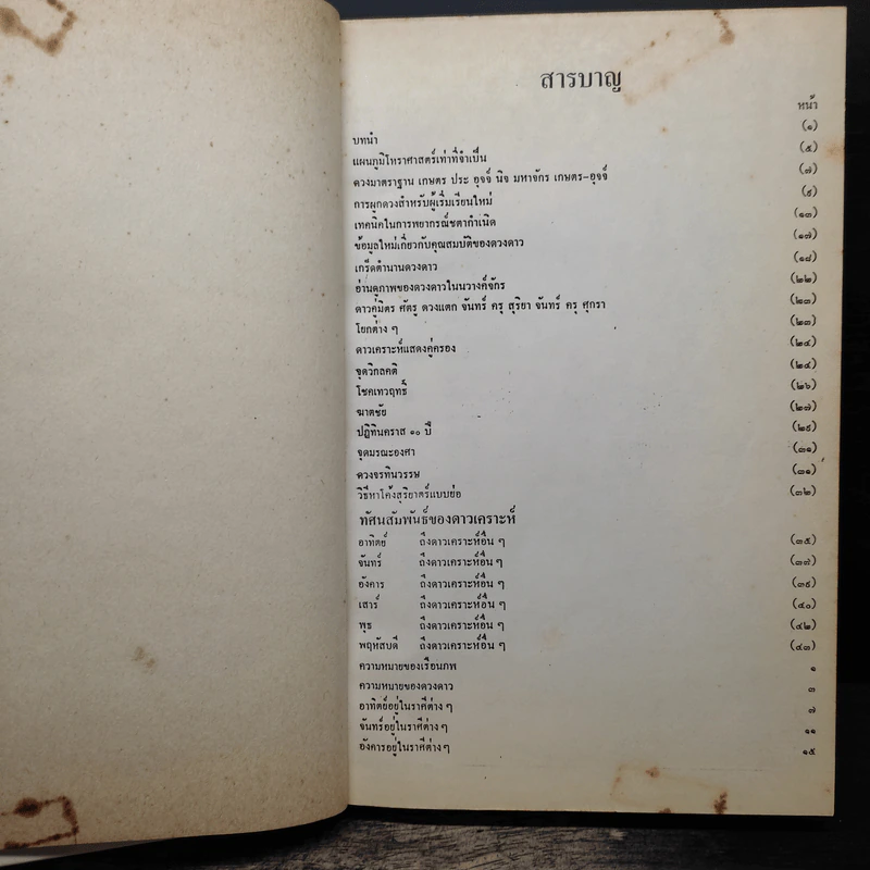 หนังสือโหราศาสตร์ รุ่นเก่า รูปที่ 7