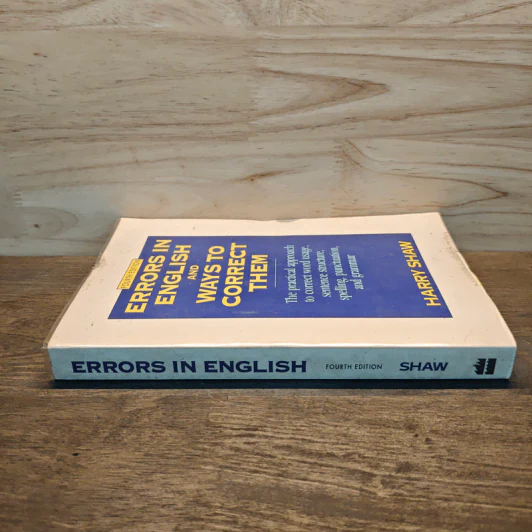 Errors in English and Ways to Correct Them - Harry Shaw รูปที่ 2