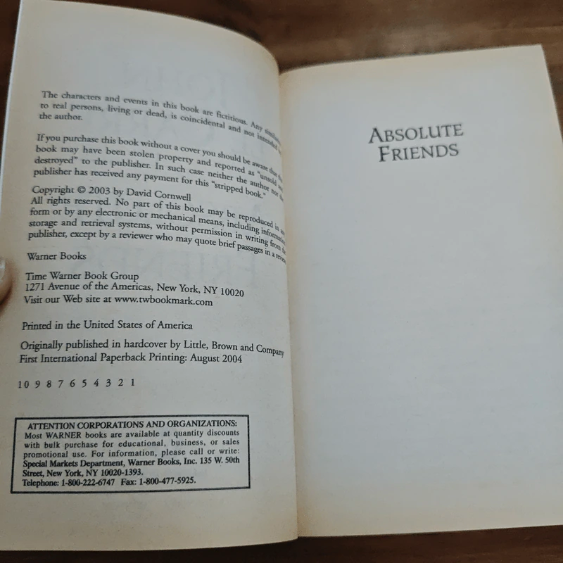 Absolute Friends - John le Carré รูปที่ 6