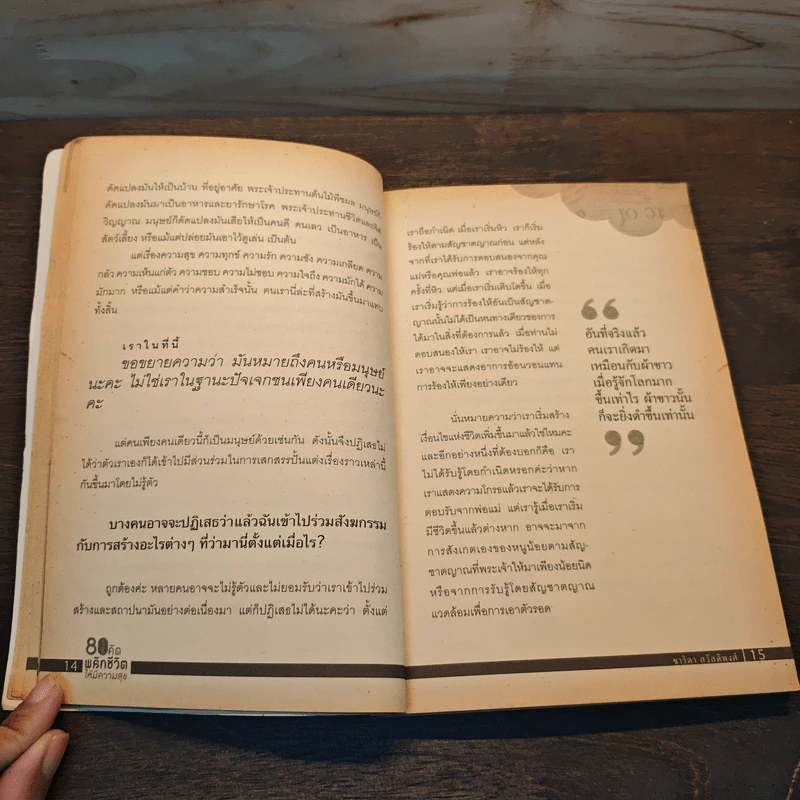 80 วิธีคิดเพื่อชีวิตมีความสุข - ชาริดา สวัสดิพงศ์ รูปที่ 8