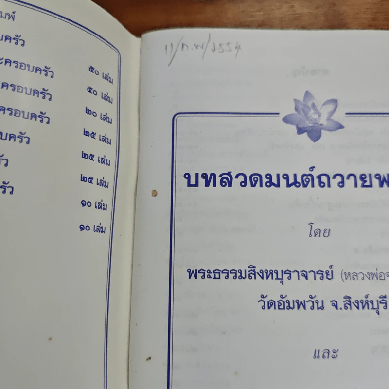 บทสวดมนต์ประจำวัน และคาถาศักดิ์สิทธิ์ต่างๆ รูปที่ 6