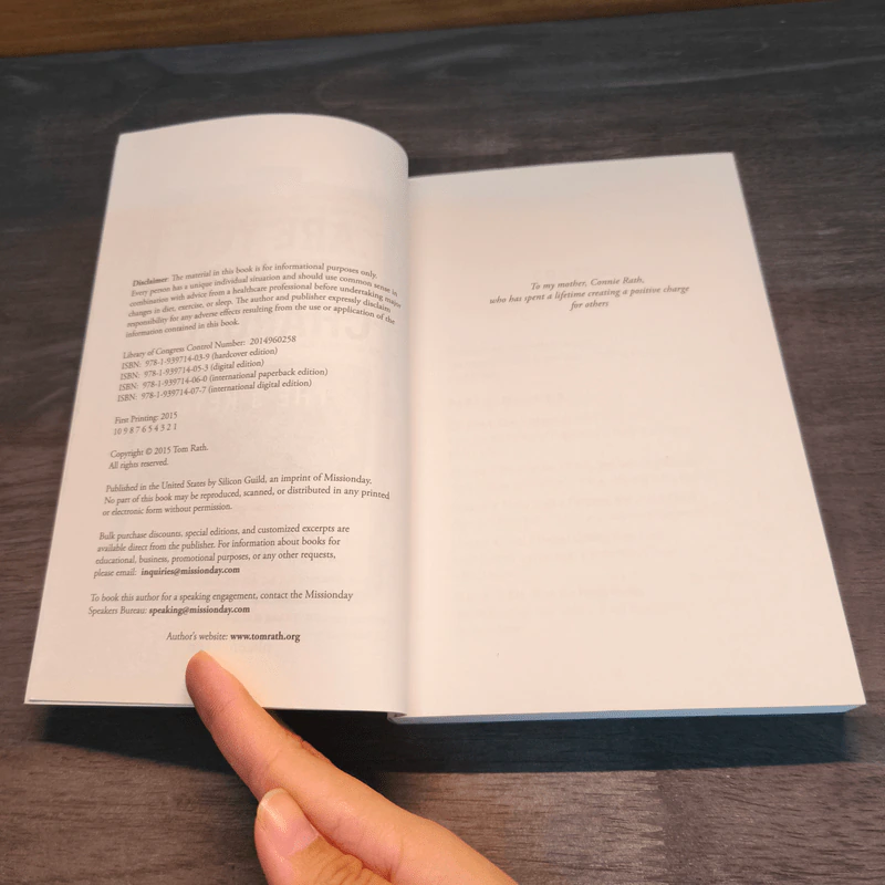 Are You Fully Charged?: The 3 Keys to Energizing Your Work and Life - Tom Rath รูปที่ 6