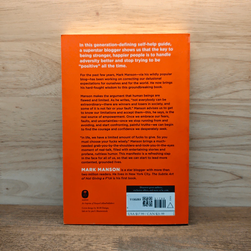 The Subtle Art of Not Giving a F*ck - Mark Manson รูปที่ 5