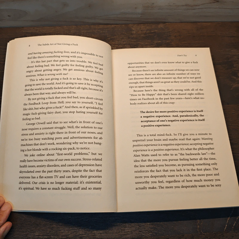 The Subtle Art of Not Giving a F*ck - Mark Manson รูปที่ 8