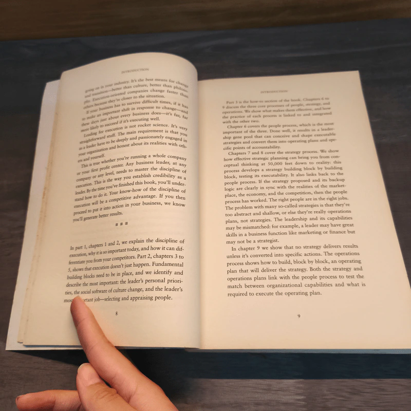 Execution: The Discipline of Getting Things Done - Larry Bossidy, Ram Charan รูปที่ 8