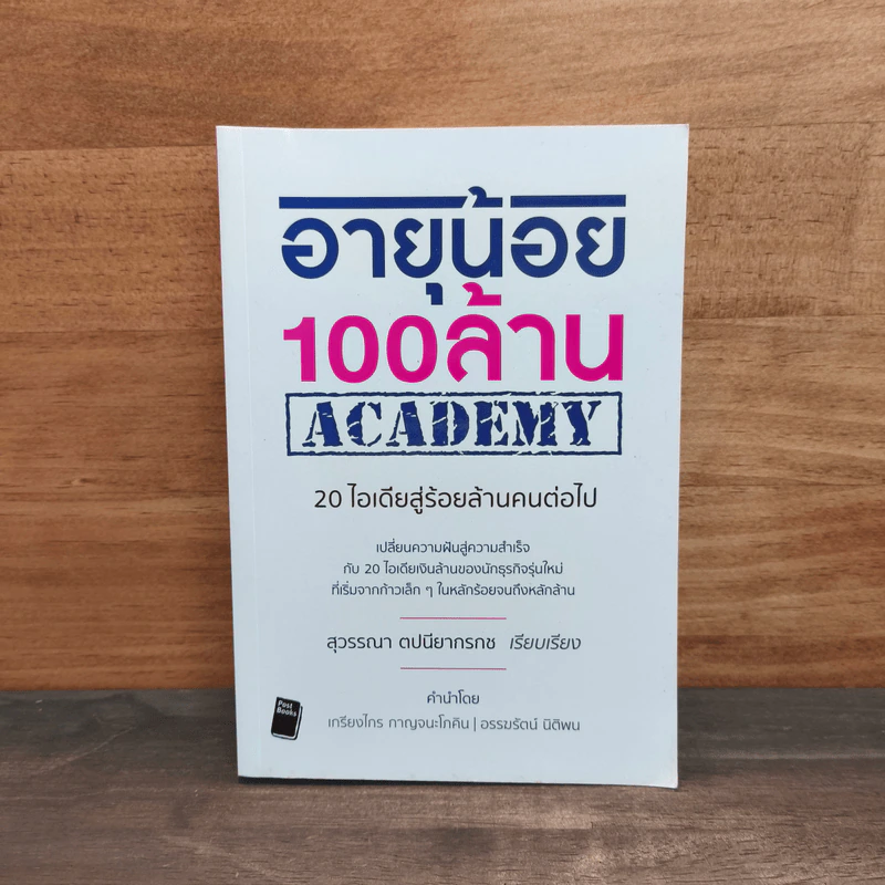 อายุน้อย 100 ล้าน ACADEMY - สุวรรณา ตปนียากรกช รูปที่ 1