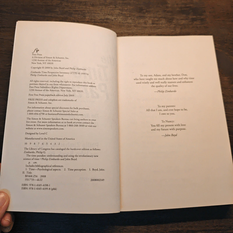 The Time Paradox - Philip Zimbardo, John Boyd รูปที่ 6