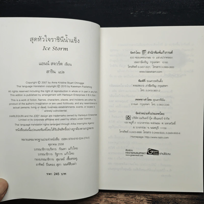สุดหัวใจราชินีน้ำแข็ง นิยายชุดหัวใจน้ำแข็ง เล่ม 4 - Anne Stuart รูปที่ 6