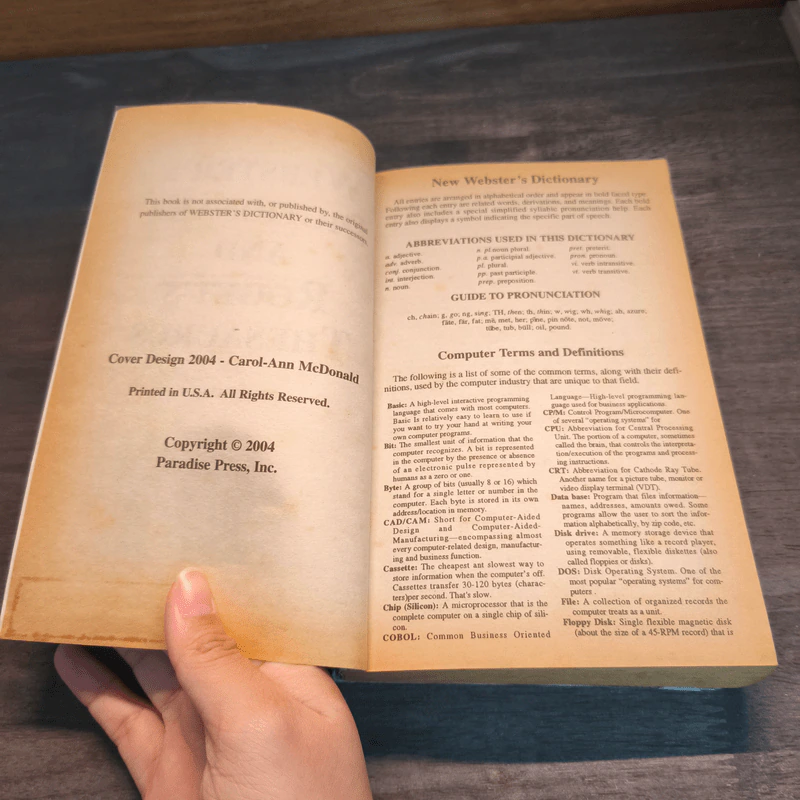 Webster's Dictionary and Roget's Thesaurus Abridged Edition รูปที่ 6