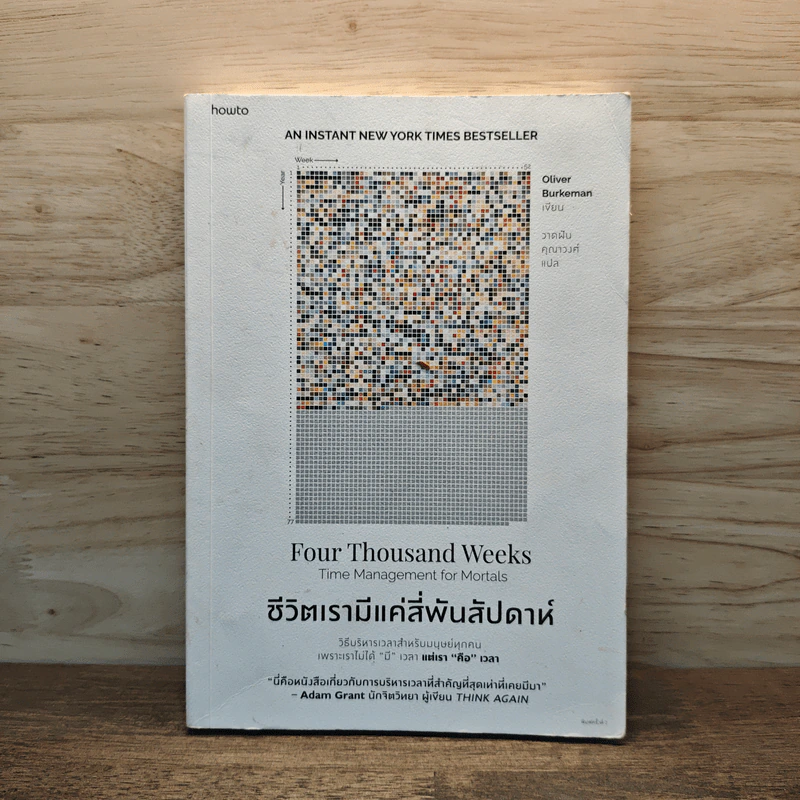 ชีวิตเรามีแค่สี่พันสัปดาห์ Four Thousand Weeks: Time Management for Mortals - Oliver Burkeman รูปที่ 1