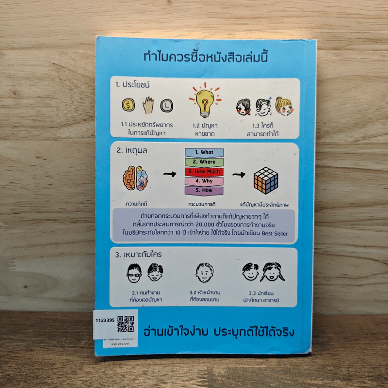 วิธีแก้ปัญหายากให้ง่ายที่คนเก่ง (บริษัทระดับโลก) ใช้ - วิฑูรย์ สูงกิจบูลย์ (เซนเซ แป๊ะ) รูปที่ 5
