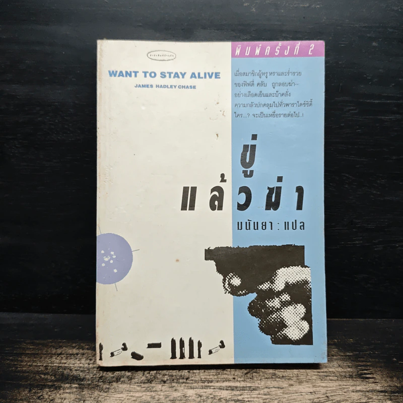 ขู่แล้วฆ่า Want to Stay Alive - James Hadley Chase, มนันยา รูปที่ 1