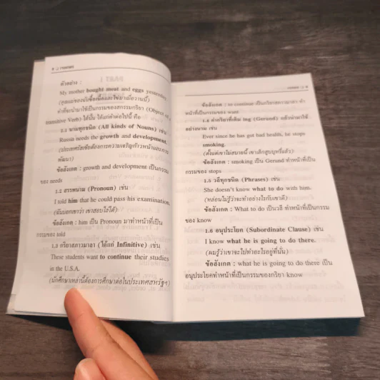 กริยา และ กริยาวิเศษณ์ A Book of Verbs and Adverbs - เจตนาพร รูปที่ 9