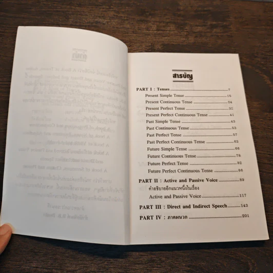 กาลและวาจก A BOOK OF TENSES AND VOICE รูปที่ 7