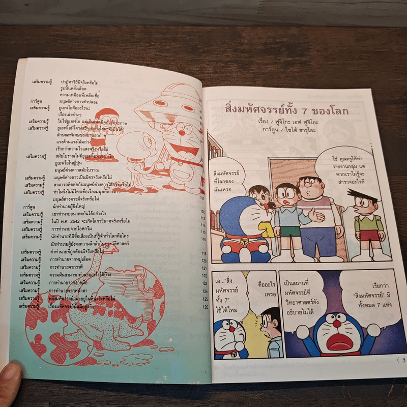 โดเรมอน ค้นพบความมหัศจรรย์ สิ่งมหัศจรรย์ของโลก รูปที่ 7