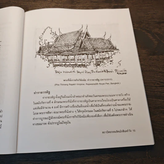 สารานุกรมภาพลายเส้นสถาปัตยกรรมรัตนโกสินทร์ เล่ม 2 วัง รูปที่ 11